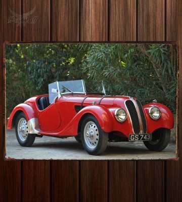 Металлическая табличка Frazer Nash-BMW 328 Roadster